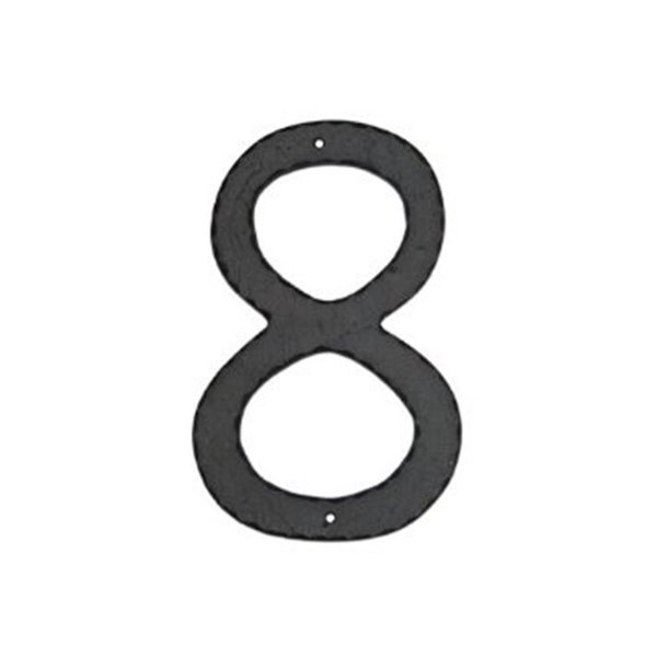 Gardengear 10 In Textured Modern Font Individual House Number 8 GA385525